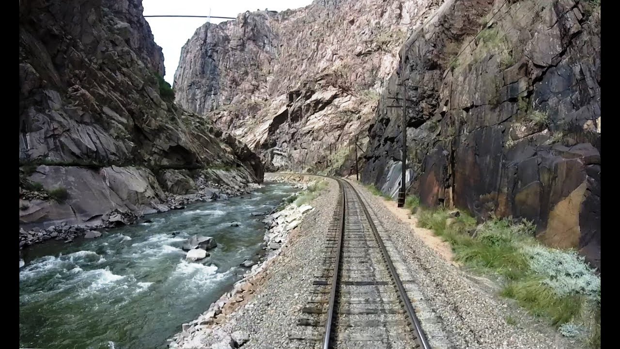 mitchellscomet's tweet card. Royal Gorge Route Railroad – Driver’s Eye View