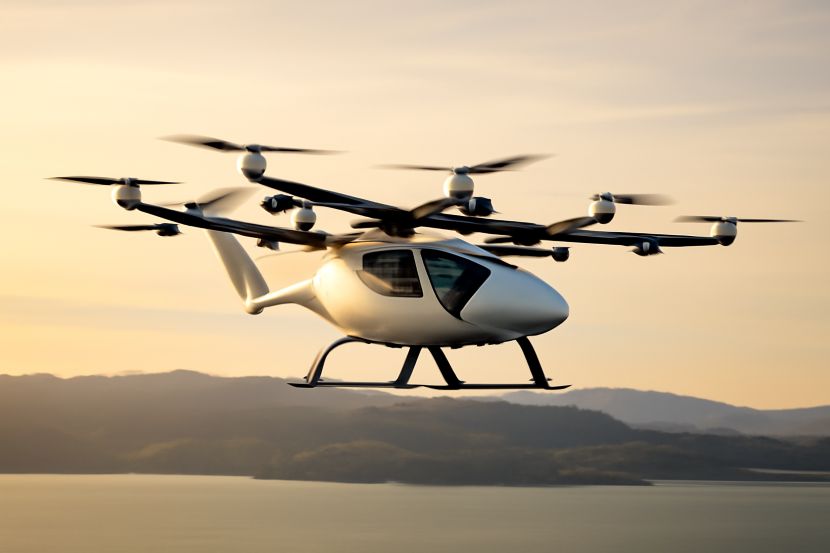 GAManufacturers's tweet card. Wisk partners with Liebherr-Aerospace to develop actuation systems for its all-electric autonomous air taxis, marking a significant step in sustainable aviation.