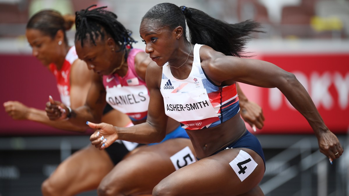 TimesSport's tweet card. Dina Asher-Smith knew this was going to be hard. Her 100m rivals were always going to push parameters on the greatest stage of all, but the times in the heats a