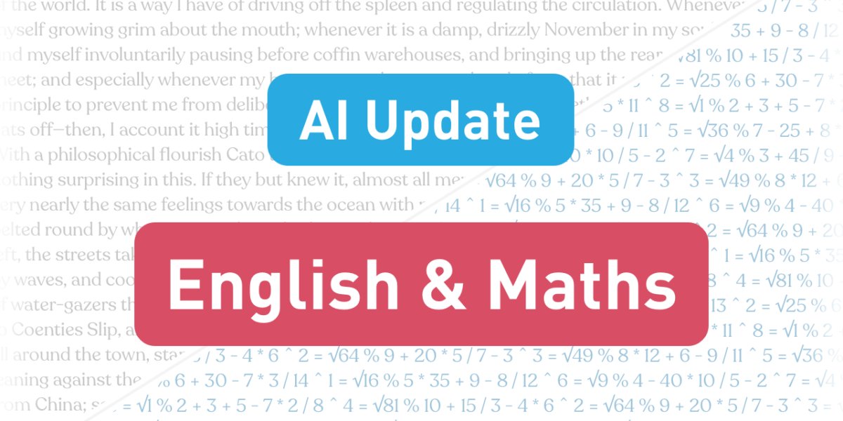 TeachingHOW2s's tweet card. Expanded focus on English and Maths enables educators to deliver more targeted support in these critical areas of student development.