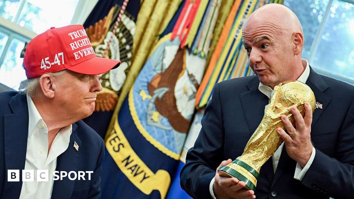 MoMoAVFC's tweet card. President Donald Trump tells reporters in the Oval Office the US will be "safe for the World Cup" next year.