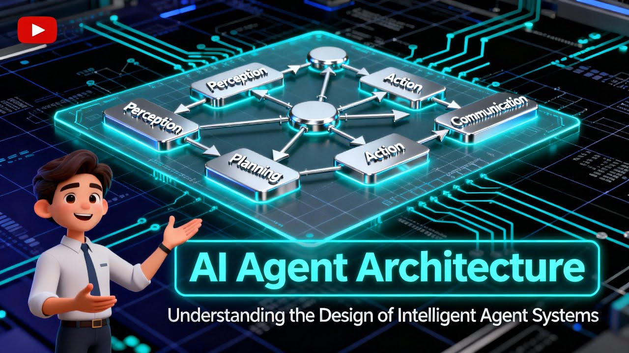 learnitguide's tweet card. How AI Agent Architecture Works | Understanding the Design of...