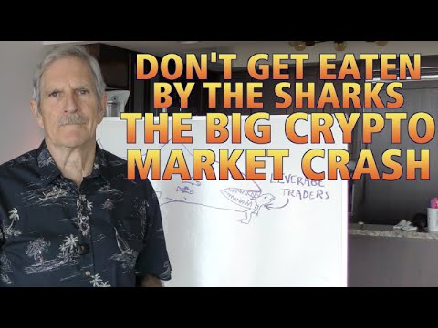 DickAllgire's tweet card. Don't Get Eaten By The Sharks: The BIG CRYPTO CRASH