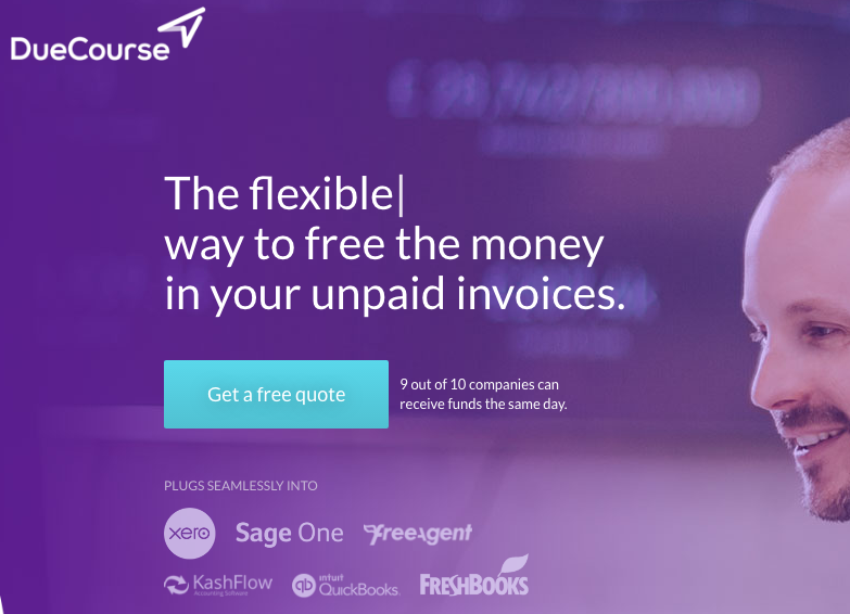 DueCourseApp's tweet card. DueCourse, a cloud-based invoice financing service for SMEs, has raised £6.25 million in new funding.