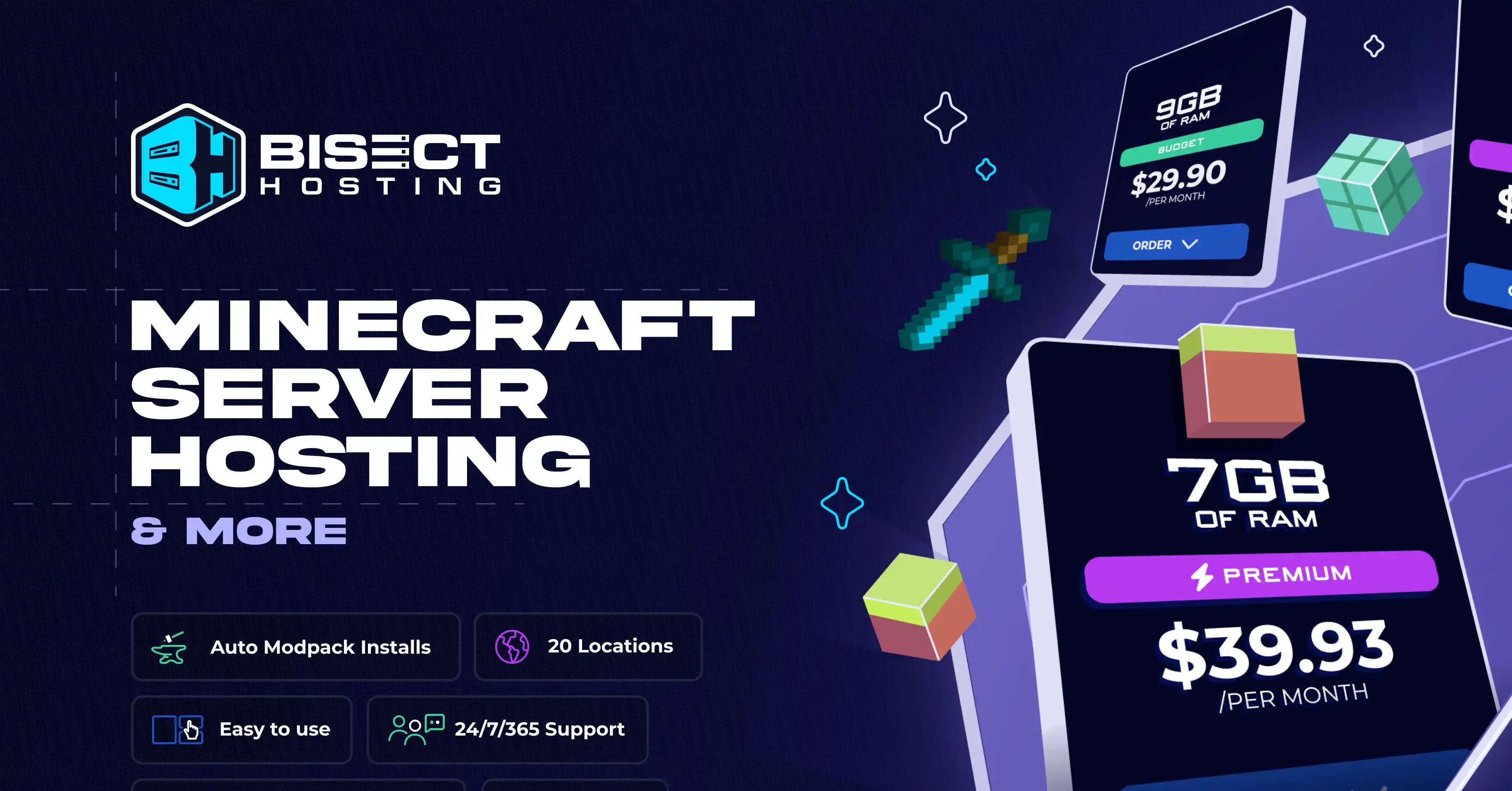 AMPZNETWORK's tweet card. The best Minecraft server hosting starting at just $2.99/month with unlimited slots, 24/7/365 support, 2,300+ modpacks on one-click installs at 20 locations.