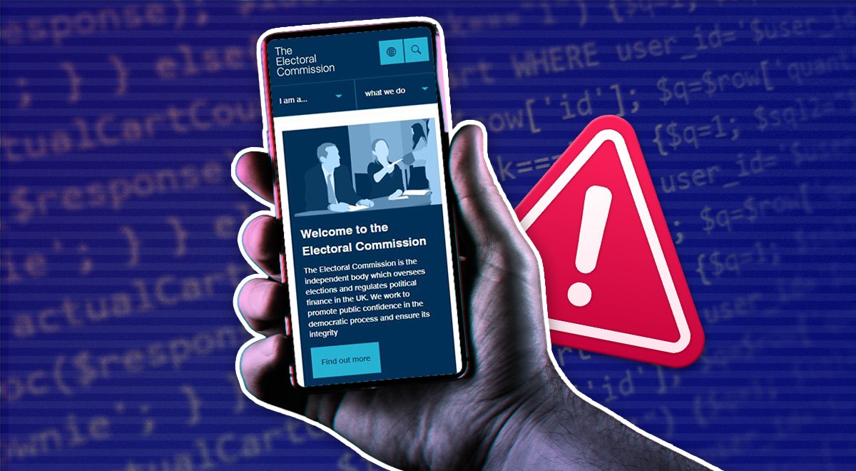 CyberNews's tweet card. The United Kingdom Electoral Commission failed a basic cybersecurity test at around the same time it was hacked, a whistleblower revealed to the BBC. Experts are worried.