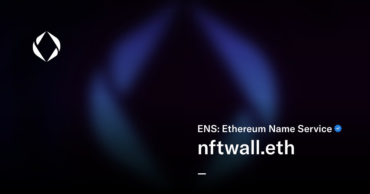12w3b_eth's tweet card. Ethereum Name Service (ENS) domains are secure domain names for the decentralized world. ENS domains provide a way for users to map human readable names to blockchain and non-blockchain resources,...