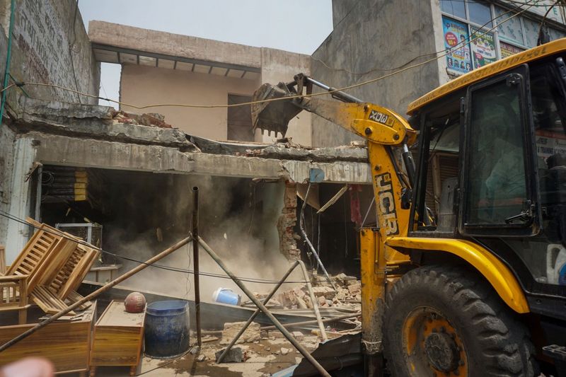 JVakalat's tweet card. Police demolished two such properties in Saharanpur and one building in Kanpur after claiming that they were illegal constructions.