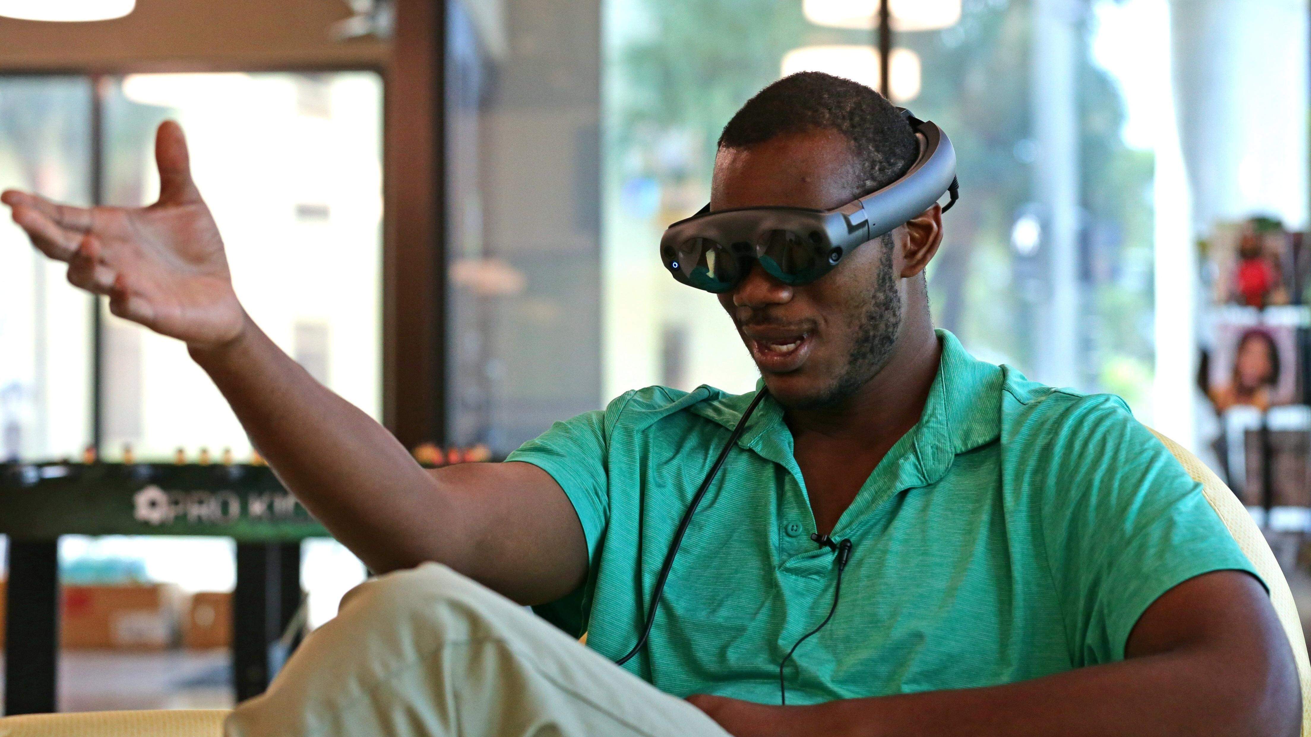 myASDForg's tweet card. Magic Leap, the Plantation technology company, has partnered with the Dan Marino Foundation to help those on the autism spectrum master the job interview through virtual interviews with a human-like...