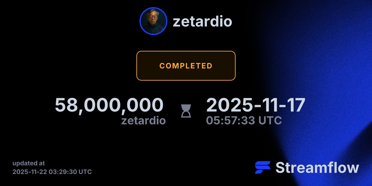 doublekb_'s tweet card. Streamflow is the leading multi-chain asset streaming protocol specializing in token vesting and treasury management solutions.