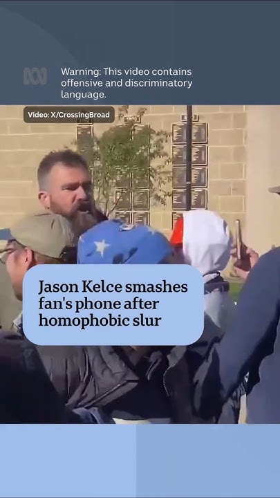 EarnFreeBitcoi3's tweet card. NFL star Jason Kelce smashes fan's phone after slur aimed at his...