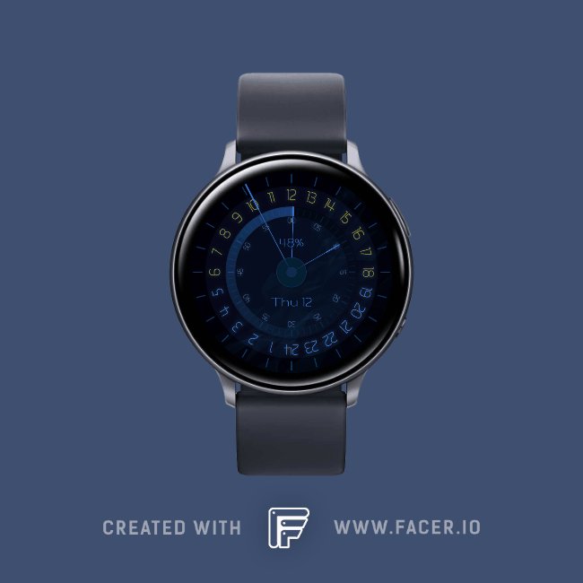 byteNine's tweet card. Cool and simple sci-fi 24hr watch, for those who like 24hr analog watches