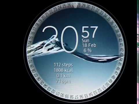 byteNine's tweet card. AnimWaveLight - Animated Gear Watchface by byteNine