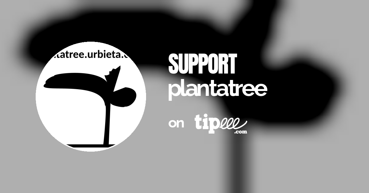UPlantATree's tweet card. Tipeee is Europe's no. 1 crowdfunding platform for content Creators