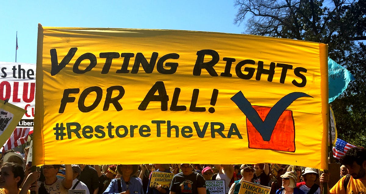 civilrightsorg's tweet card. Lawmakers are doing it anyway.