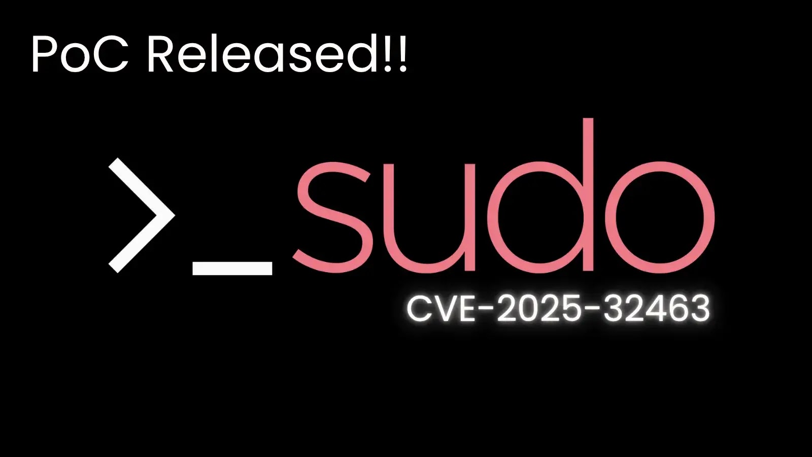 computerauditor's tweet card. A new proof-of-concept (PoC) - CVE-2025-32463, exploit has been published for a critical flaw in the widely used sudo utility.