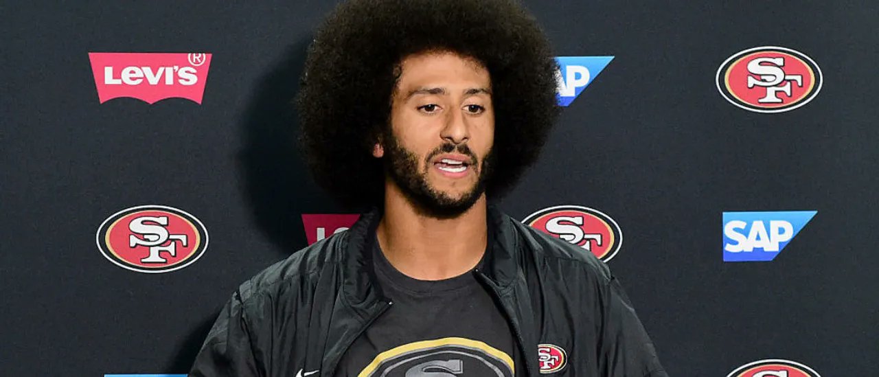 DailyCaller's tweet card. Colin Kaepernick has reached a deal with Disney, and ESPN will make a series about his life. What is the series about?