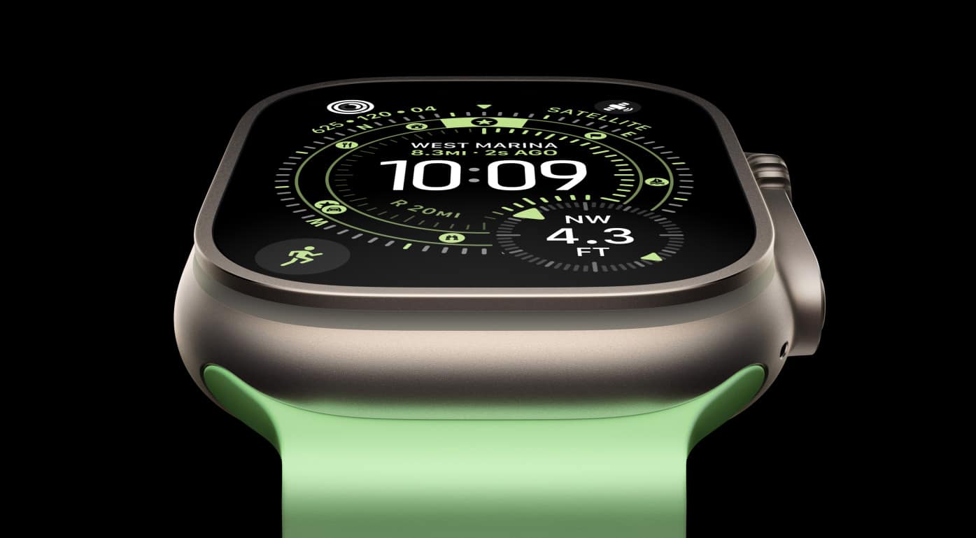 Appora_ir's tweet card. اپل واچ اولترا ۳ را بشناسید؛ بهترین ساعت ورزشی اپل با نمایشگر بزرگ‌تر، باتری ۴۲ ساعته، قابلیت‌های سلامت و اتصال ماهواره‌ای، قیمت پایه ۷۹۹ دلار.