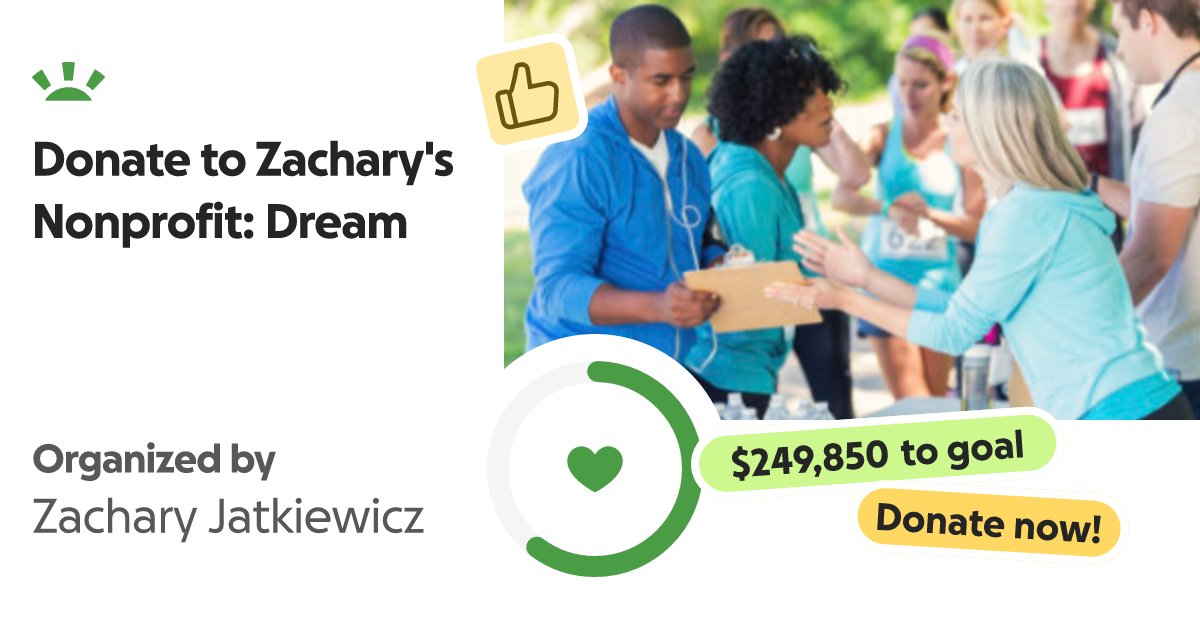 Web3Groot_'s tweet card. My name is Zachary Jatkiewicz I am 18 year old autistic adult I raised my goa… Zachary Jatkiewicz needs your support for Donate to Zachary's Nonprofit: Dream
