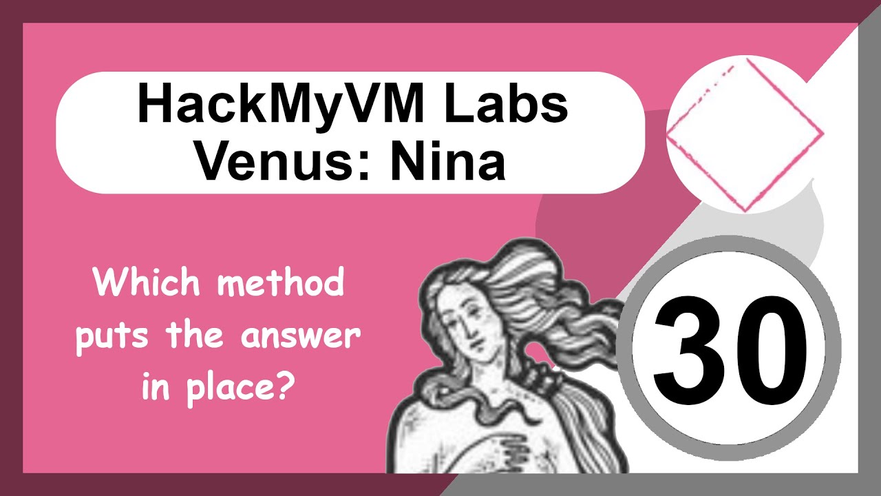 theshyhat's tweet card. HackMyVM - Venus CTF labs - Level 30: Nina - Local Webservers and...