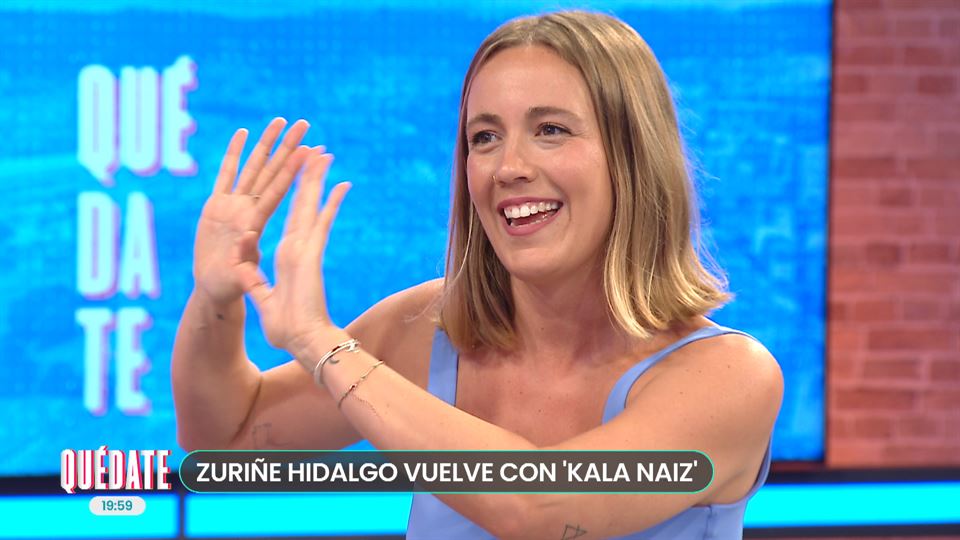 euskaltelebista's tweet card. Zuriñe Hidalgo vuelve con Kala Naiz: "Pido perdón a la música por haberla tenido abandonada". Zuriñe Hidalgo visita "Quédate" para presentar su nuevo proyecto, Kala Naiz, que arranca con el single...