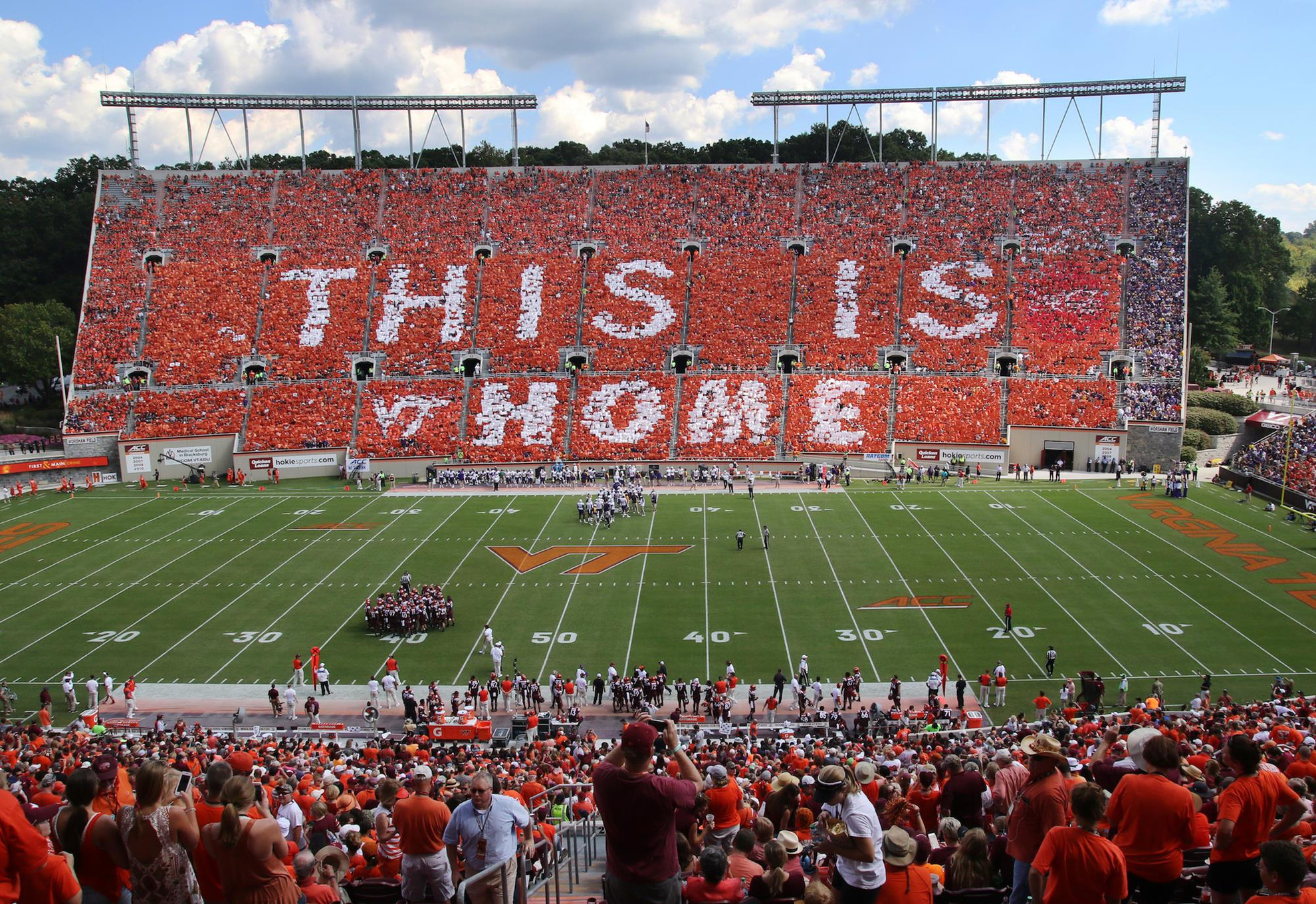 AndyBitterVT's tweet card. BLACKSBURG – Virginia Tech director of athletics Whit Babcock announced on Friday that the Hokies will host a new opponent on Oct. 12, 2019 at Lane Stadium/Worsham Field in Blacksburg. This game will...