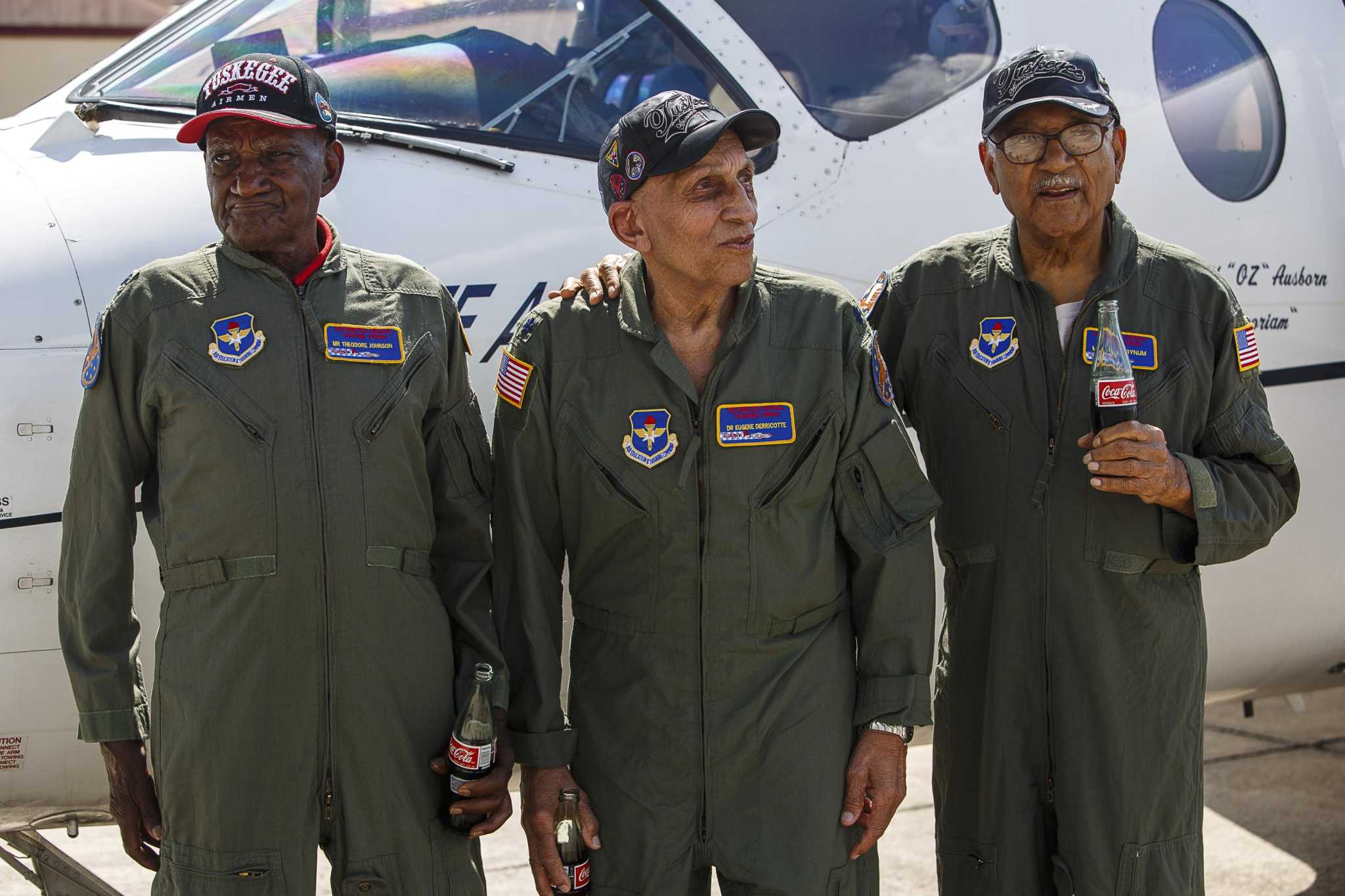 ExpressNews's tweet card. A video on the pioneering Black pilots, famed for their World War II exploits, was stripped from an Air Force basic training curriculum this week.