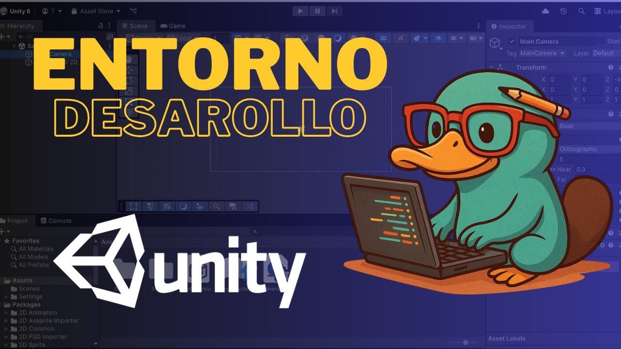 devTever's tweet card. 🔎 Conoce el Entorno de Desarrollo en Unity | Crear Proyecto, UI con...