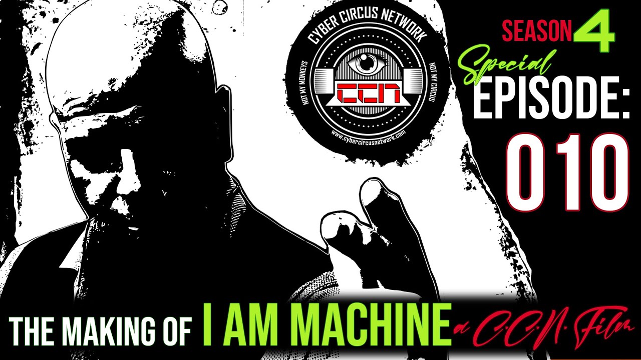 DistortionCyber's tweet card. S4 - Episode 010 – The Making of I AM MACHINE – w/Chris Glanden & Len...