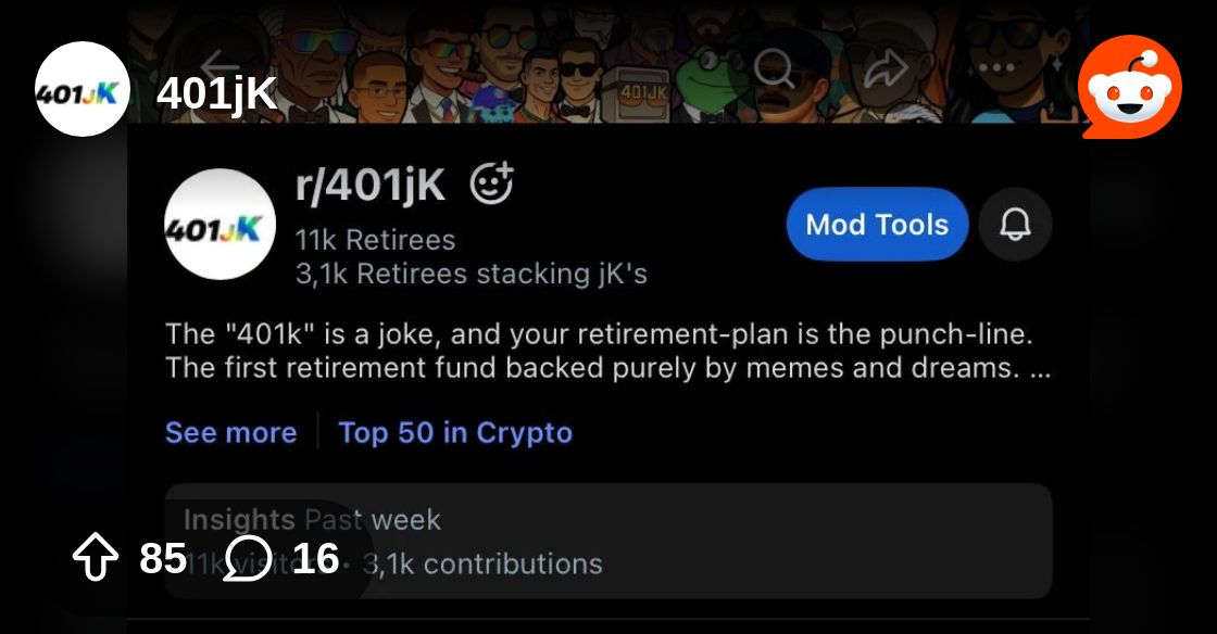 401_JK's tweet card. Explore this post and more from the 401jK community