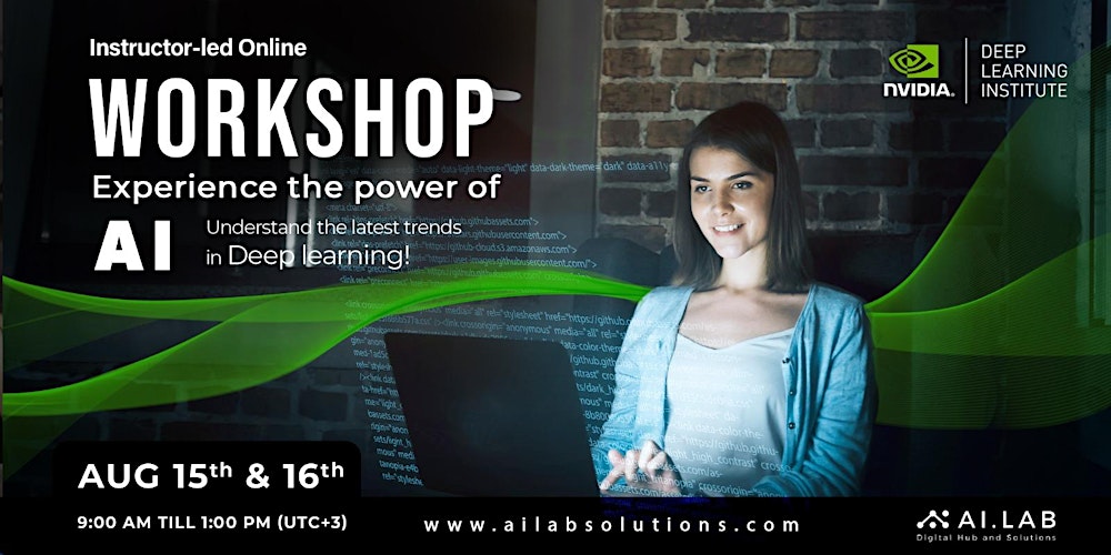 JalloulManal's tweet card. In this instructor-led NVIDIA workshop, you’ll learn how deep learning works through hands-on exercises and earn a certificate from NVIDIA.