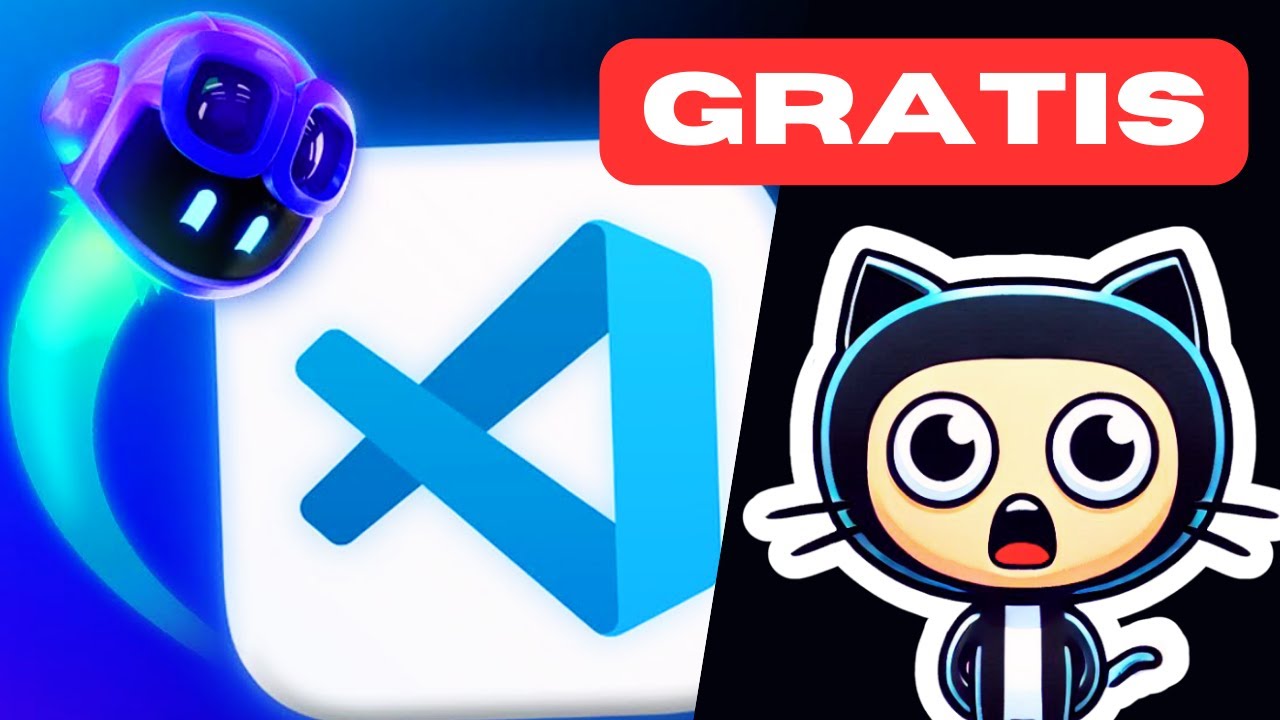 GabrielCodingOK's tweet card. ✅ Como INSTALAR Github Copilot en Visual Studio Code GRATIS | ¡Github...
