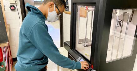 ithacatimes's tweet card. ITHACA, NY -- The DeWitt Middle School’s Technology Engineering Department has been offering half-hybrid and half-remote learning this school year. The department is training students by offering...