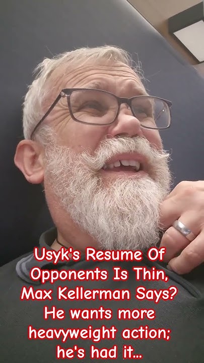 worldwearyguy's tweet card. Usyk's Resume Is Thin, Max Kellerman Says! He wants,more heavyweight...
