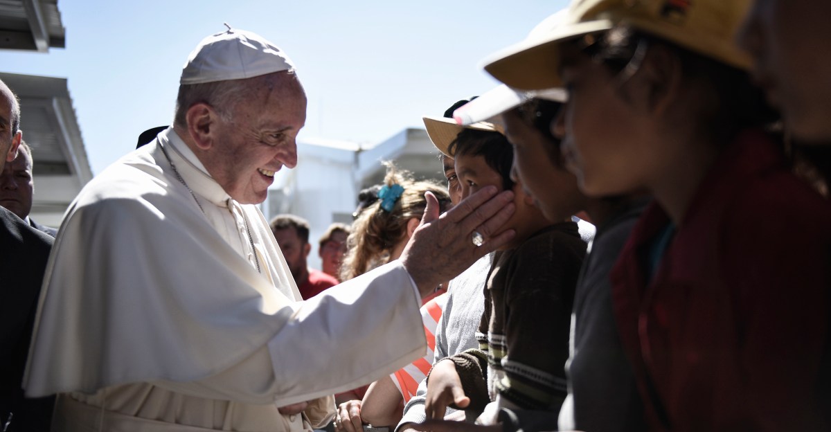 PopeFranForums's tweet card. Pope Francis leveraged his position to bring awareness to environmental issues. Now he’s doing the same for the migrant crisis.