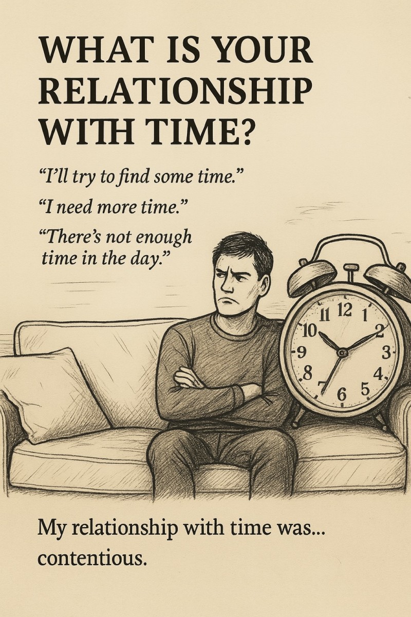amy_forsythe's tweet card. What is Your Relationship with Time? - From the Green Notebook