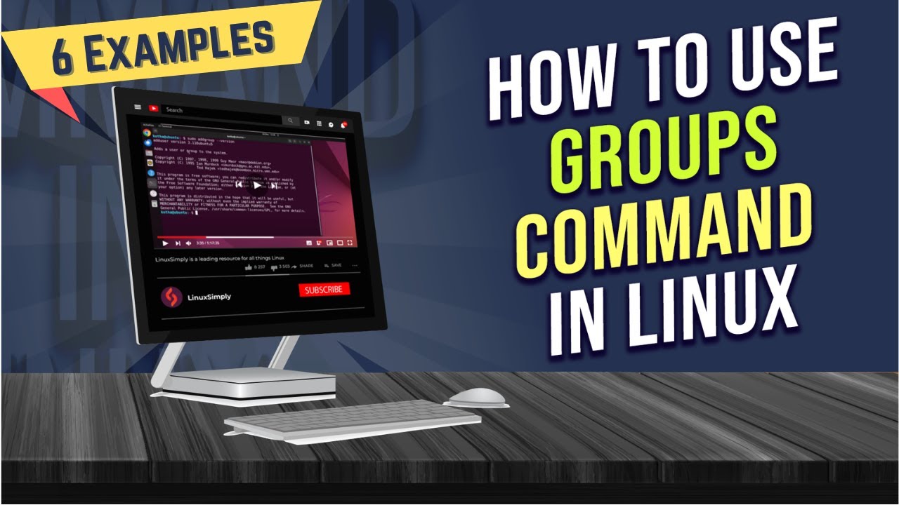 LinuxSimply's tweet card. How to Use “groups” Command in Linux [6 Practical Examples] |...