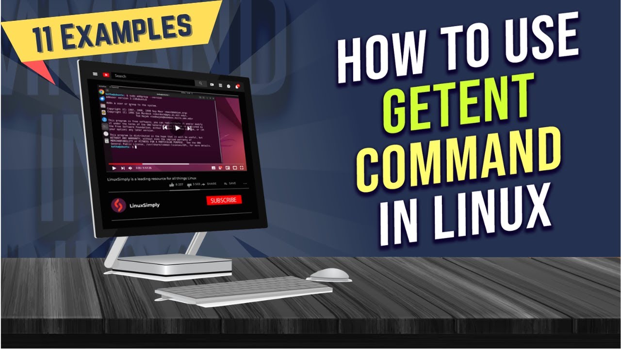 LinuxSimply's tweet card. How to Use “getent” Command in Linux [11 Practical Examples] |...