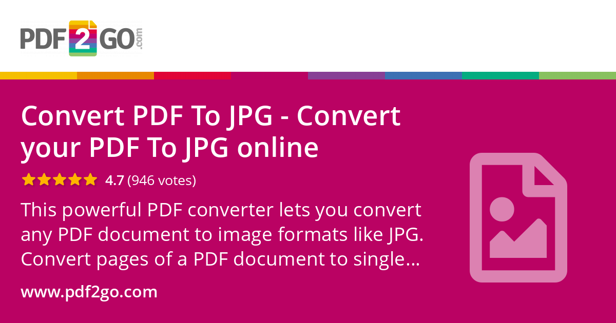 ashrafspring's tweet card. This powerful PDF converter lets you convert any PDF document to image formats like JPG. Convert pages of a PDF document to single JPG images fast & online.