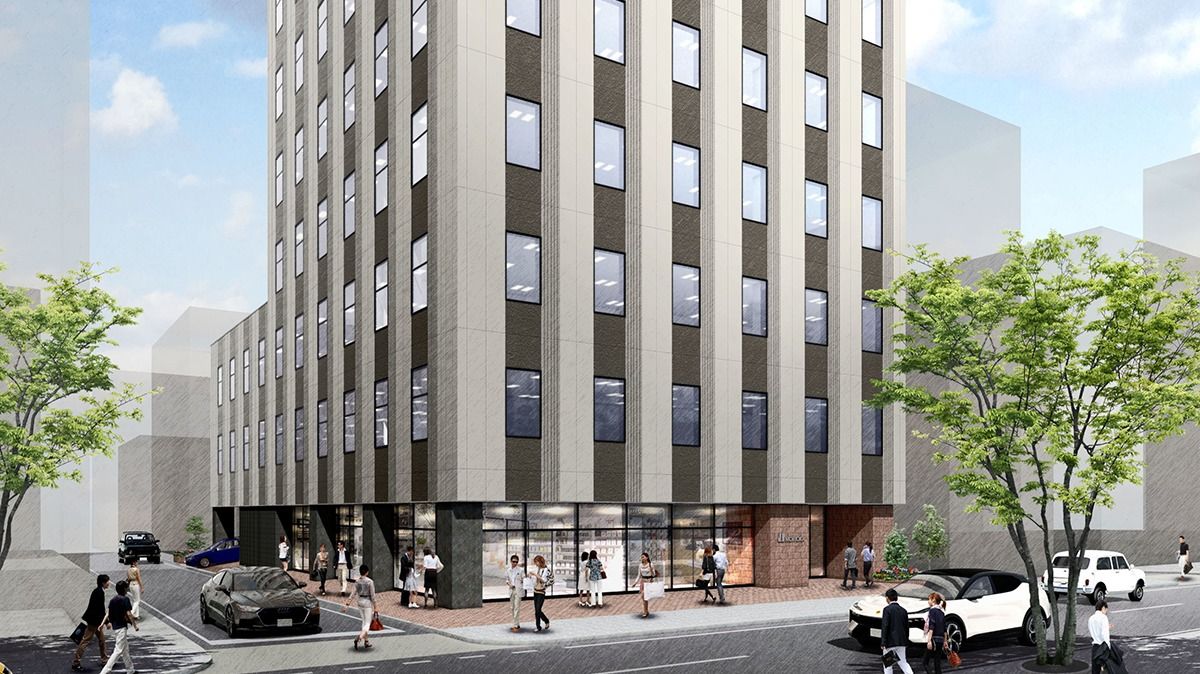 iwatenippo's tweet card. ２０２３年に閉館した盛岡市大通のニッカツゴールデンビル跡地が、７階建ての店舗付きオフィスビルに生まれ変わる。１階が店舗エリアで２～７階にオフィスが入る。大手住宅メーカー・大和ハウス工業（大阪市、大友浩嗣社長）が土地を取得し９月１日に着工、…