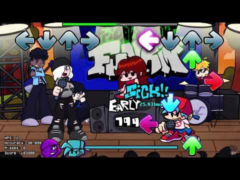 OnCommandRuby's tweet card. Friday Night Funkin' | Vs. CJ | Echoes (Hard) (FC)