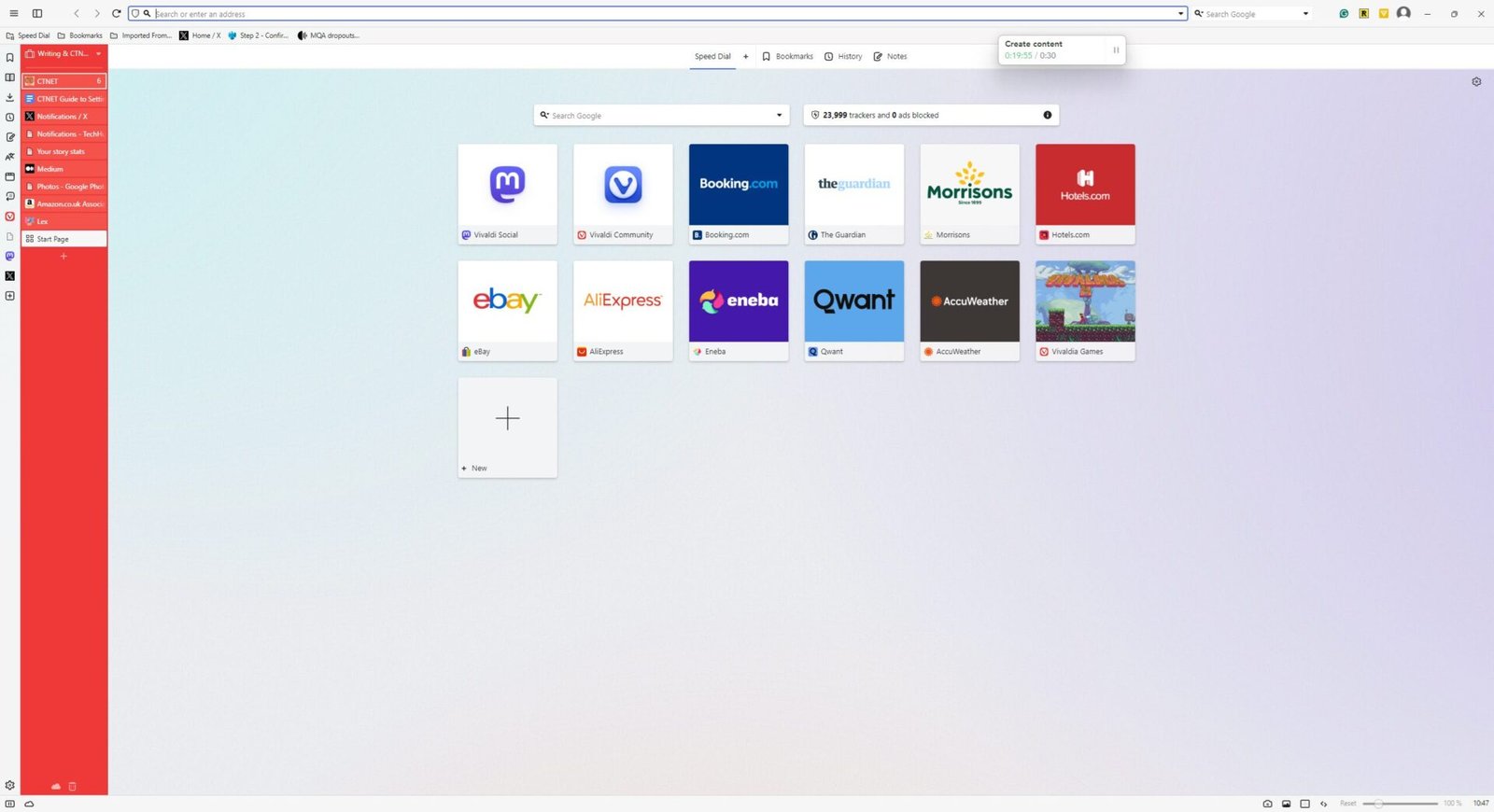 CTNET12's tweet card. Switched from Firefox to Vivaldi for its customizable UI, workspace organization, and faster performance. Was it worth it?
