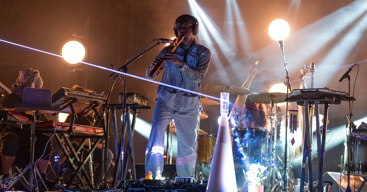 writegavinwrite's tweet card. André 3000 is bringing his New Blue Sun live show to the Atlanta Jazz Festival, free and open to everyone.