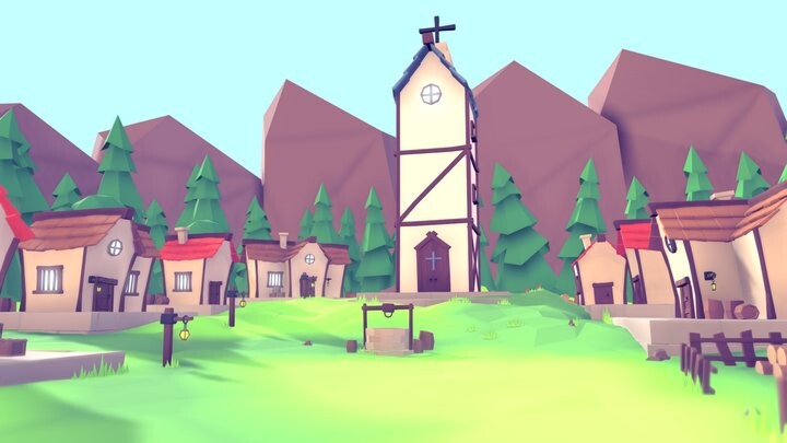 Karthiknaidu_ts's tweet card. Step into a charming medieval world with our meticulously crafted Low Poly Medieval Village Environment Pack! Perfect for game developers and 3D artists, this asset pack offers a comprehensive set of...