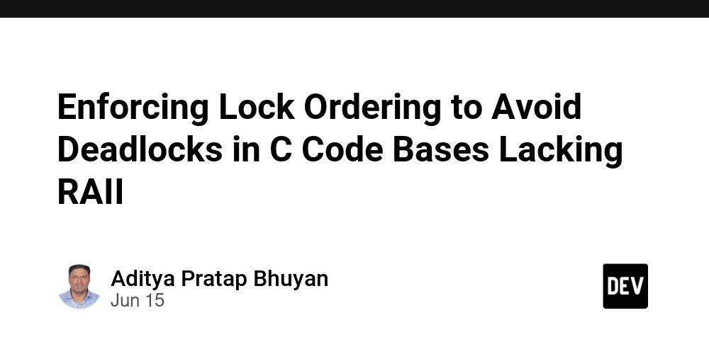 prod42net's tweet card. Introduction Deadlocks are a notorious problem in concurrent programming, occurring when...