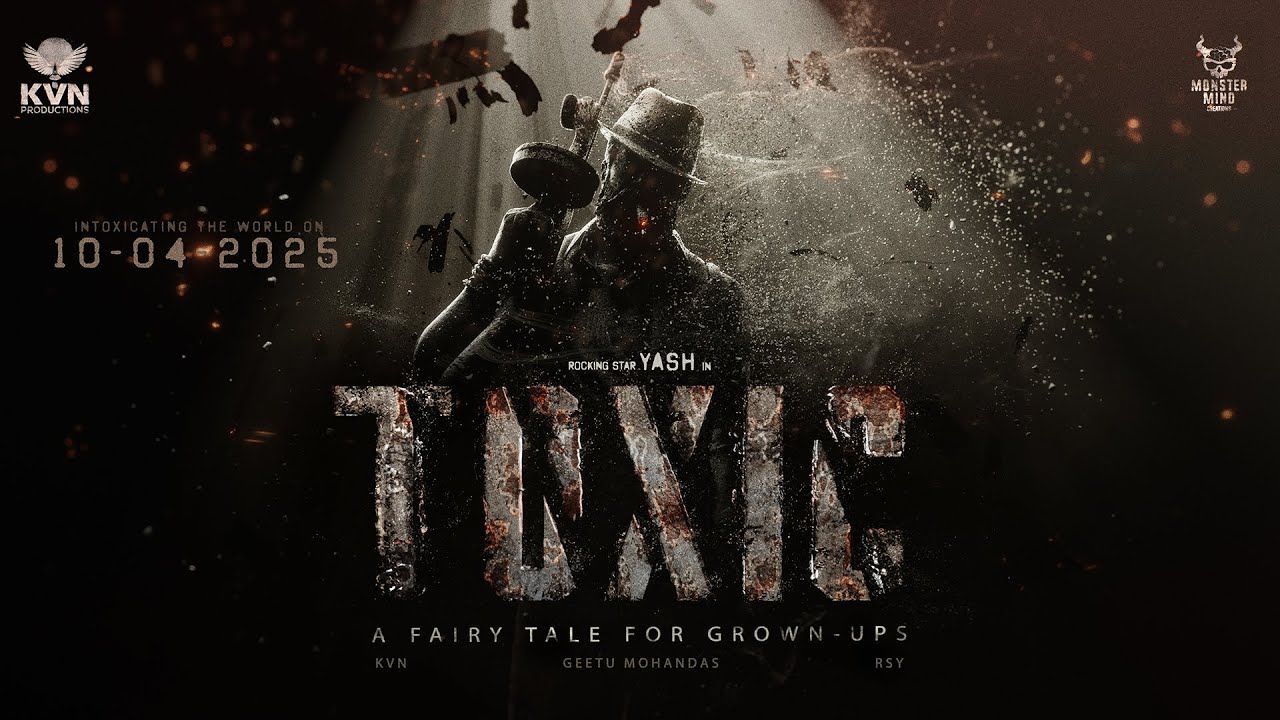 TheNameIsYash's tweet card. TOXIC - Rocking Star Yash | Geetu Mohandas | KVN Productions |...