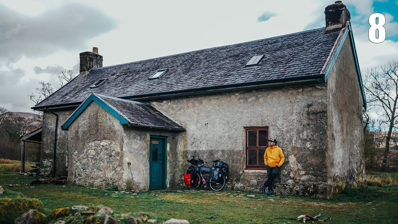 sarperklc's tweet card. DAĞ EVİNDE KALDIM - Bisikletle İskoçya Turu #8