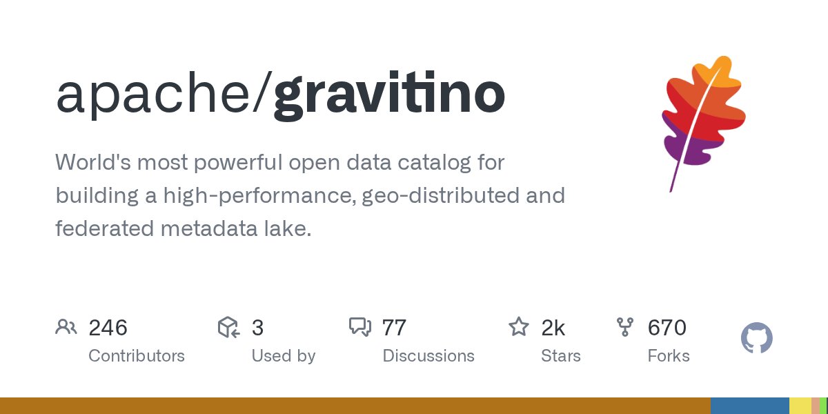 NarekHakobyan's tweet card. World's most powerful open data catalog for building a high-performance, geo-distributed and federated metadata lake. - apache/gravitino