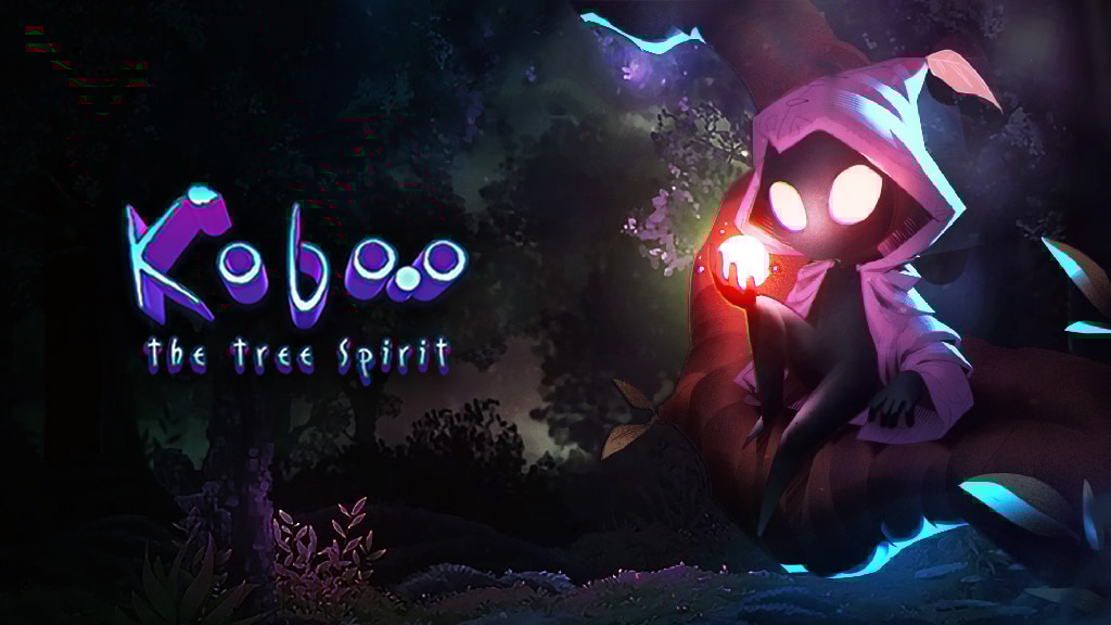 CodyRockVO's tweet card. Play as Koboo in this action rogue-lite platformer where you defend the forest against towering hunters!