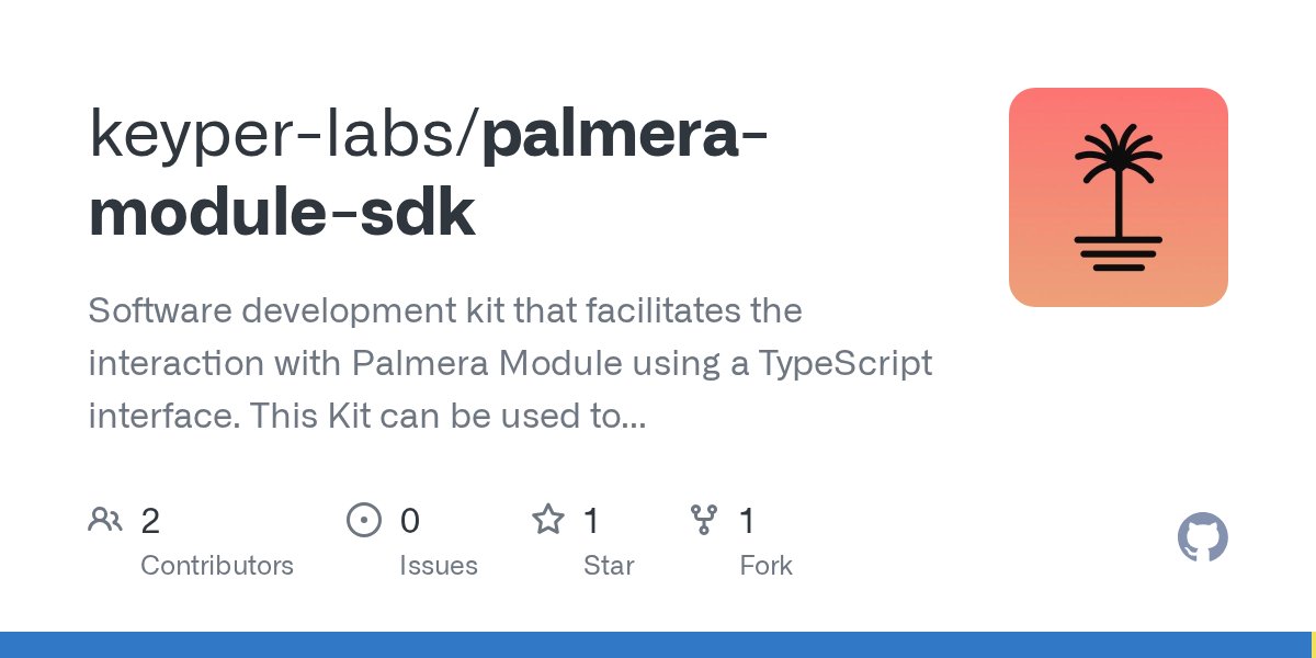 Assurative's tweet card. Software development kit that facilitates the interaction with Palmera Module using a TypeScript interface. This Kit can be used to create on chain organizations, create and execute transactions on...